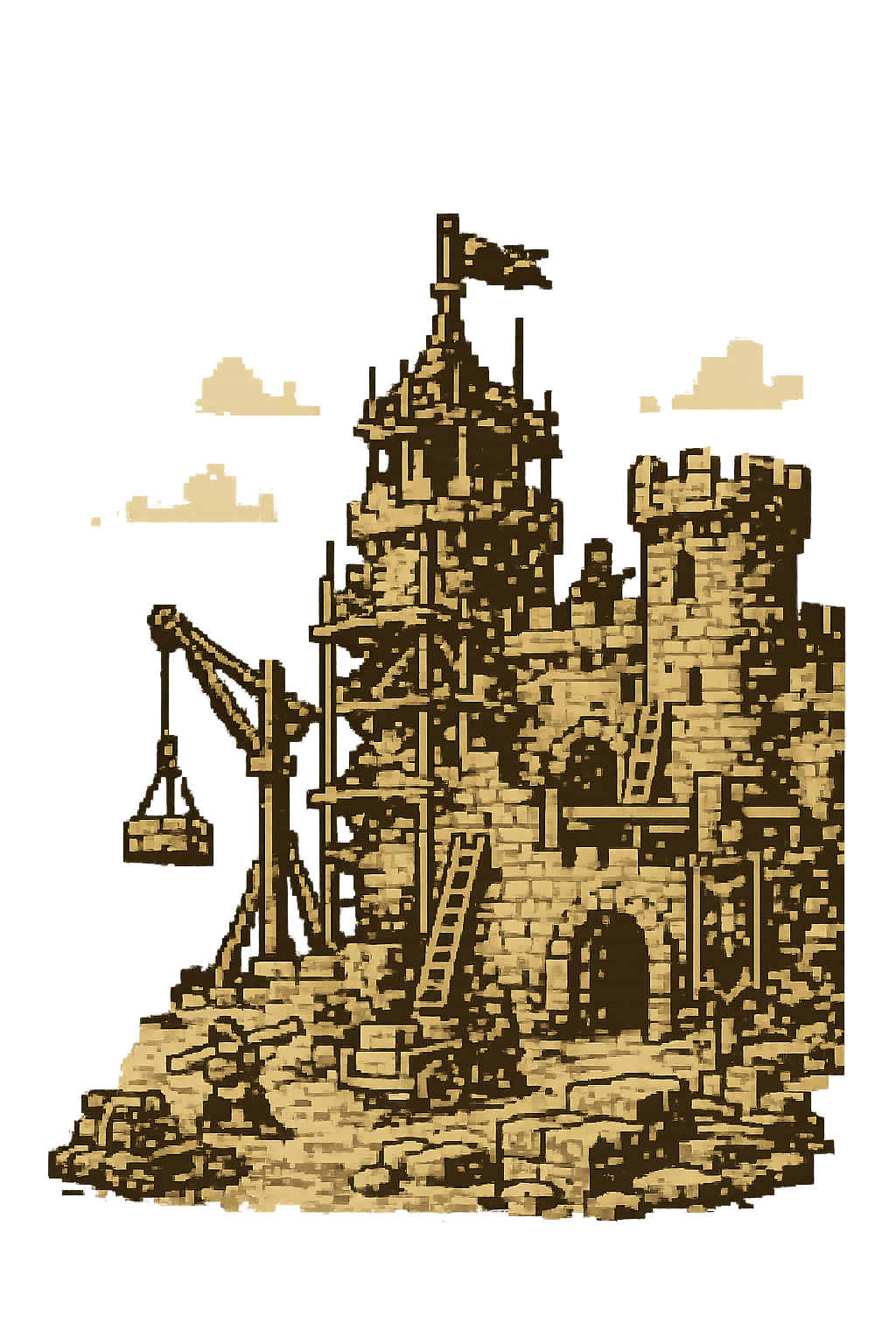 Castle under construction